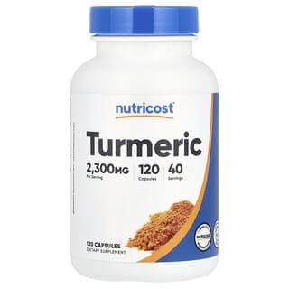 Nutricost, 薑黃，2300 毫克，120 粒膠囊（每粒膠囊 766 毫克）