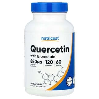 Nutricost, 槲皮素與菠蘿蛋白酶，120 粒膠囊
