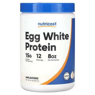 Nutricost, 蛋清蛋白，原味，8.1 盎司（227 克）