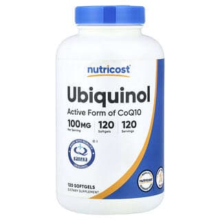 Nutricost, 泛醇，100 毫克，120 粒軟膠囊