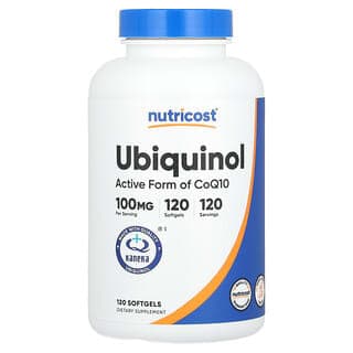 Nutricost, 泛醇，100 毫克，120 粒軟膠囊