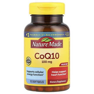 Nature Made, 輔酶 Q10，100 毫克，72 粒軟膠囊