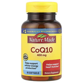 Nature Made, 輔酶 Q10，400 毫克，40 粒軟膠囊