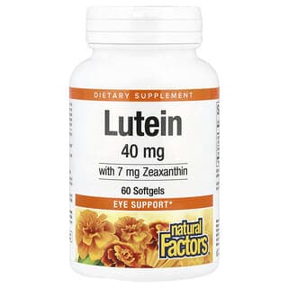 Natural Factors, 葉黃素，40 毫克，60 粒軟凝膠