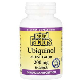 Natural Factors, 泛醇，200 毫克，30 粒軟凝膠