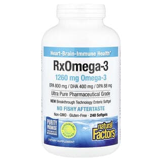 Natural Factors, Rx Omega-3，240 粒軟膠囊（每粒軟膠囊 630 毫克）