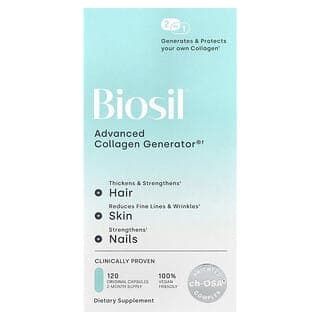 Biosil, 高級膠原蛋白發生器®，120 粒原味膠囊