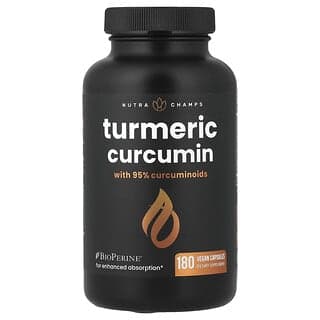 NutraChamps, 姜黃素，180 粒全素食膠囊