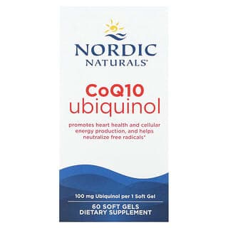 Nordic Naturals, 泛醇，Nordic 輔酶 Q10，100 毫克，60 粒軟膠囊