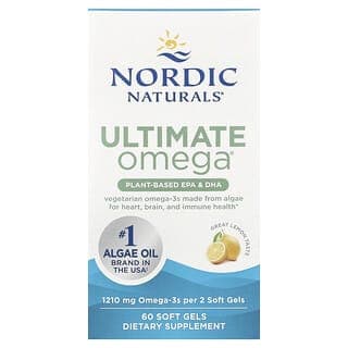 Nordic Naturals, Ultimate Omega®，植物基，60 粒軟膠囊