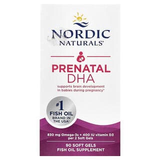 Nordic Naturals, 產前 DHA，90 粒軟凝膠