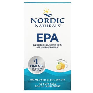 Nordic Naturals, EPA，檸檬味，60 粒軟膠囊
