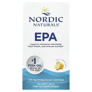 Nordic Naturals, EPA，檸檬味，60 粒軟膠囊