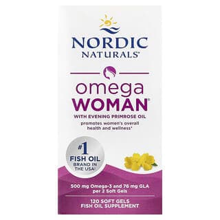 Nordic Naturals, 歐米伽女性，含月見草精油，120 粒軟凝膠