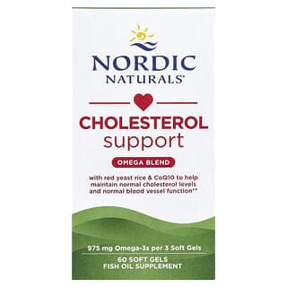Nordic Naturals, 膽甾醇幫助，Omega 混合物，60 粒軟膠囊