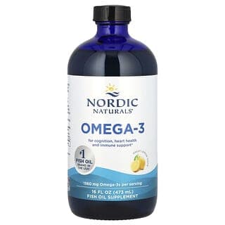 Nordic Naturals, Omega-3 脂肪酸，檸檬味，1560 毫克，16 液量盎司（473 毫升）