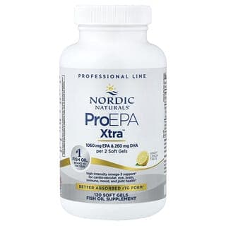 Nordic Naturals, ProEPA Xtra，檸檬，1000 毫克，120 粒軟凝膠