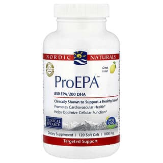 Nordic Naturals, ProEPA™ 魚油軟膠囊，檸檬味，120 粒