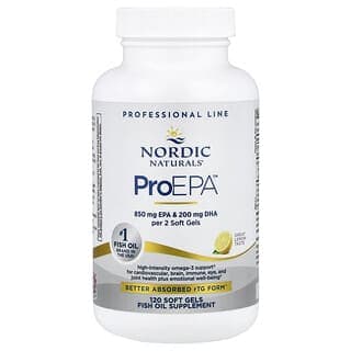 Nordic Naturals, ProEPA™ 魚油軟膠囊，檸檬味，120 粒