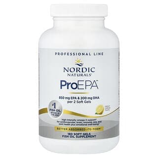 Nordic Naturals, ProEPA™，檸檬味，180 粒軟膠囊