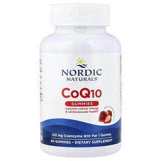 Nordic Naturals, 輔酶 Q10 軟糖，草莓味，100 毫克，60 粒軟糖