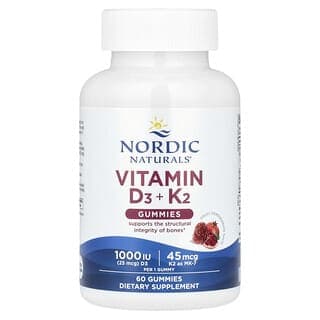 挪帝克, 維生素 D3 + K2 軟糖，石榴，60 顆軟糖