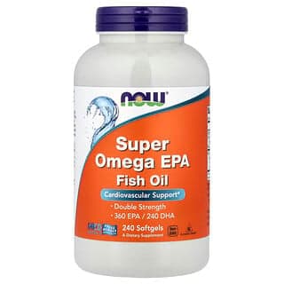NOW Foods, 超級 Omega EPA 魚油，240 粒軟膠囊（每粒軟膠囊 1000 毫克）