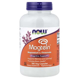 諾奧, Magtein®，L-蘇糖酸鎂，2000 毫克，180 粒素食膠囊（每粒膠囊 66.6 毫克）