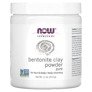NOW Foods, Solutions，膨潤土粉，全淨，11 盎司（312 克）