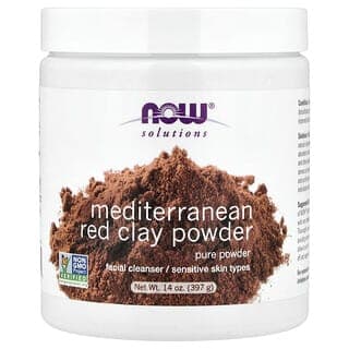 NOW Foods, Solutions，地中海紅粘土粉，14 盎司（397 克）