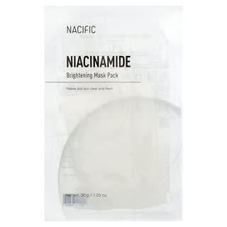 Nacific, 潔白麵膜包，煙醯胺，1.05 盎司（30 克）