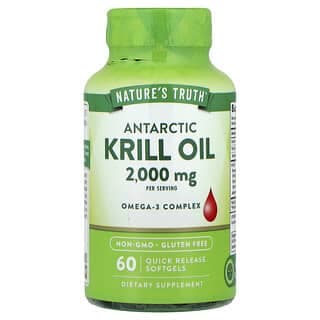 Nature's Truth, 南極磷蝦油軟膠囊，60 速釋軟膠囊（每粒軟膠囊 1000 毫克）