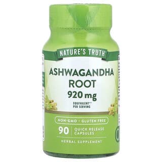 Nature's Truth, 南非醉茄根，90 粒速釋膠囊（每粒膠囊 460 毫克）