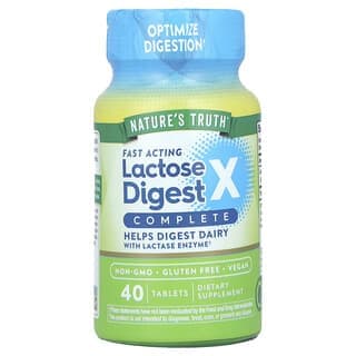 Nature's Truth, 速效 Lactose Digest X™ Complete，90 毫克，40 片
