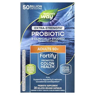 Nature's Way, Fortify®，特強型益生菌，50 歲以上成年人，500 億，30 粒緩釋膠囊