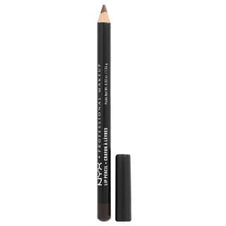 NYX Professional Makeup, 輕薄脣線筆，820 Espresso，0.03 盎司（1.04 克）
