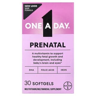 One-A-Day, 產前，30 粒軟膠囊