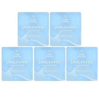 Body Restore, Steam Eye Mask, Fragrance Free, 5 Pack