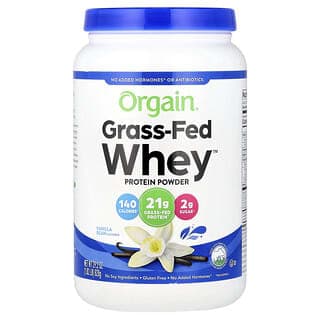 Orgain, 草飼乳清™蛋白質粉，香草豆味，1.82 磅（828 克）