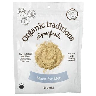 Organic Traditions, 男性專用含益生菌瑪卡，5.3 盎司（150 克）