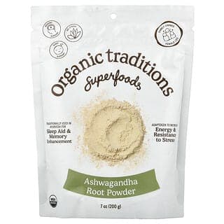 Organic Traditions, 南非醉茄根粉，7 盎司（200 克）