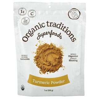 Organic Traditions, 薑黃粉，7 盎司（200 克）