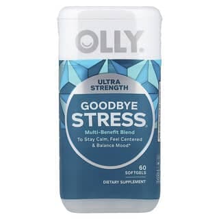 OLLY, Goodbye Stress®，60 粒軟膠囊