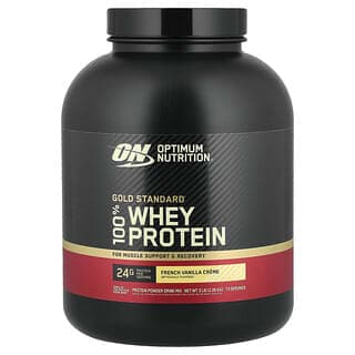 Optimum Nutrition, 金標準全乳清蛋白，法國香草奶油味，5 磅（2.27 千克）