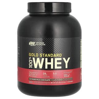 Optimum Nutrition, Gold Standard，全乳清蛋白，極限牛奶巧克力，5 磅（2.27 千克）