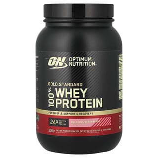 Optimum Nutrition, 金標準全乳清蛋白，美味草莓味，2 磅（907 克）