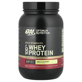 Optimum Nutrition, 金標準全乳清蛋白，香草霜淇淋味，2 磅（907 克）