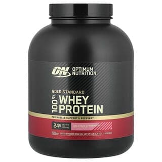 Optimum Nutrition, Gold Standard 全乳清蛋白，美味草莓味，5 磅（2.27 千克）