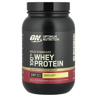 Optimum Nutrition, 金標準全乳清蛋白，香蕉奶油味，2 磅（907 克）