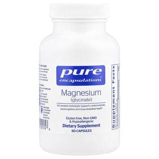 Pure Encapsulations, 甘氨酸鎂，90 粒膠囊（每粒膠囊 120 毫克）